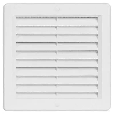 Productafbeelding van Ventilatierooster Haco met VM-gaas - 200 x 200 mm - wit 0203