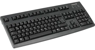 Produktbild von CHERRY G83-6105, Volle Größe (100%), Kabelgebunden, USB, QWERTZ, Schwarz
