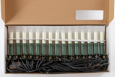 Produktbild von Lichterkette, Glühlampe, weiß, 15LP, IP44, 15,6m, 45W, Lichterkette Aussen Typ 97 Schaftlampen E 10