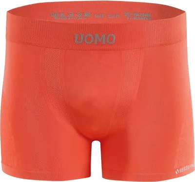 Produktbild von Sesto Senso Herren boxershorts SOLAR nahtlose Unterwäsche flexibel Männer Stretch - Ziegel - L/XL