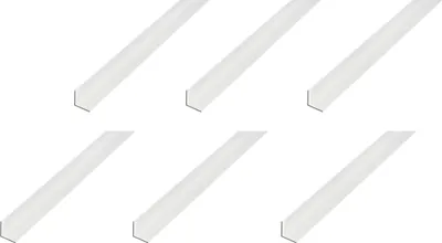 Produktbild von Alberts 6 x Winkelprofil, Aluminium, silberfarbig eloxiert, 10 x 10 x 1 mm, Länge 2 m