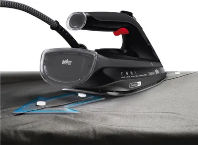 Image de Braun TexStyle 5 SI 5088 BK Fer à repasser à sec & vapeur EloxalPlus soleplate 2800 W Noir