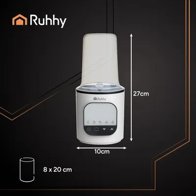 Produktbild von RUHHY 5-in-1 Flaschenwärmer & Sterilisator – Milch-/Nahrungs-Erwärmer, Dampf-Sterilisation, Auftau-Funktion, Digitaler Touchscreen, BPA-frei, Kompakt & Energieeffizien 25962