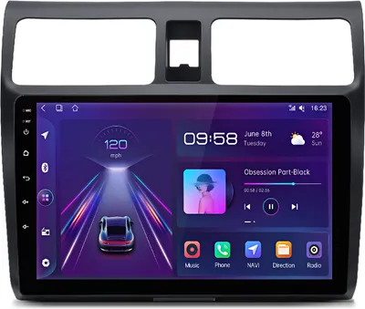 Obrázek produktu pro 10" DAB carplay navi Für SUZUKI SWIFT 2003-2010 Android Auto 2+32G Autoradio GPS SWC WIFI DSP BT