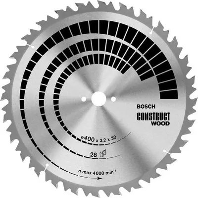 Zdjęcie produktu dla Piła tarczowa AD 400mm Z.28 WZ Bohr.30mm Schnitt-B.3,2mm HM BOSCH