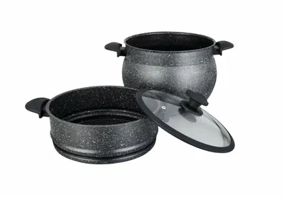 Zdjęcie produktu dla Royal Swiss – garnek do gotowania kuskusu na parze, 3 rozmiary, 8 l