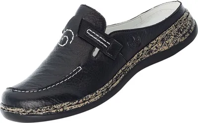 Produktbild von Rieker Clog - Schwarz Kunstleder Größe: 36 Normal