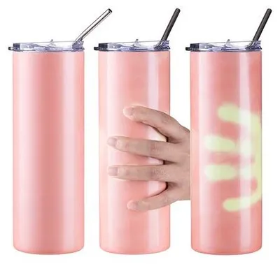 Produktbild von Farbwechsel-Tumbler von Orange zu Gelb in 600ml