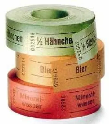 Produktbild von Rollen-Gutschein Wein rot Rollen-Gutschein Wein rot 1000 Abrisse pro Rolle