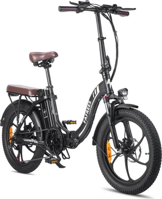 Produktbild von Herren E Bike klapprad Elektrofahrrad 20 Zoll,  250W Fatbike , Shimano 7S Mountain ebike , 25km/h Electric City E Bike Schwarz