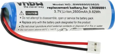Produktbild von vhbw Akku Ersatz für Land Rover LR089861 für Telematik-Steuergerät (2600 mAh, 3,7 V, Li-Ion)