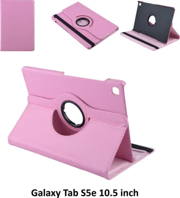 Produktbild von Buchhülle Tablet Samsung Galaxy Tab S5e 10.5 Zoll Drehbar Rosa für Galaxy Tab S5e 10.5 Zoll 2 Betrachtungspositionen