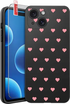 Zdjęcie produktu dla ETUI do iPhone 15 | WZORY | SILIKONOWE MATT CASE + SZKŁO 9H