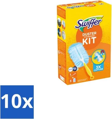 Produktbild von Swiffer – Starter-Set + 3 Nachfüllpackungen – mit Febreze - Vorteilspack - 10 Stücke