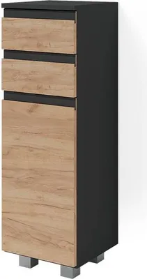 Obrázok produktu pre Midi skrinka Vicco J-Shape Dub Goldkraft 30 x 95 cm, Model 38144
