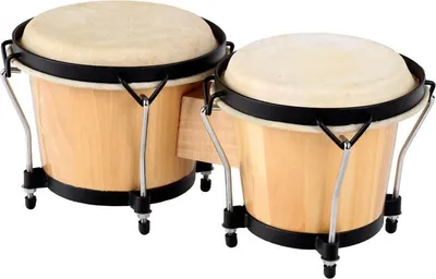 Zdjęcie produktu dla XDrum PERC Bongos Club Wine Red - 2 bębny 6" i 7" - Bębny bongo z przestrajalnymi naturalnymi głowicami i kluczem do strojenia - Naturalne drewniane bębny