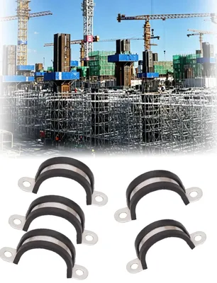 Produktbild von Set mit 20 U-Klemmen mit EPDM-Auskleidung