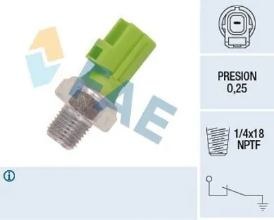 Produktbild von FAE 12613 Öldruckschalter Öldrucksensor für FORD Fiesta Mk6 Schrägheck (JA8, JR8) Fiesta Mk5 Schrägheck (JH1, JD1, JH3, JD3) MONDEO IV Turnier (BA7)