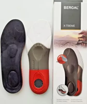 Produktbild von Bergal X-TREME Fussbett Sohle orthopädische Einlage mit extremer Stoßdämpfung Gr. 47