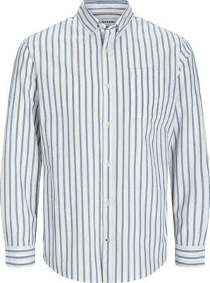 Produktbild von Jack & Jones Oxford Plus Size Langarmhemd Blau 3XL Mann Blau 3XL