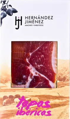 Produktbild von Iberico Schinken-Jamon de Cebo 50% Iberico dünn geschnitten, von freilaufenden Schweinen