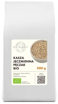 KASZA JĘCZMIENNA PĘCZAK BIO 500 g - THE PLANET