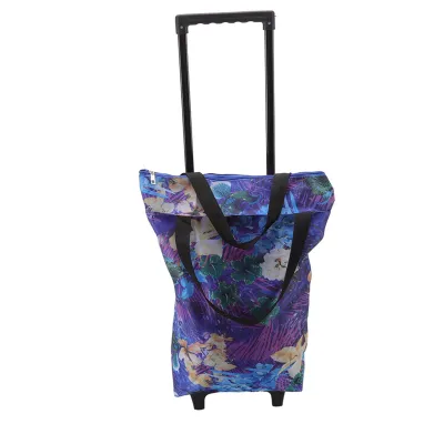 Produktbild von Einkaufswagen,600D Oxford Einkaufswagen,Stahlrohr faltbarer Einkaufswagen,faltbarer Einkaufswagen,Einkaufswagen mit Rad,waschbarer kleiner Einkaufswagen