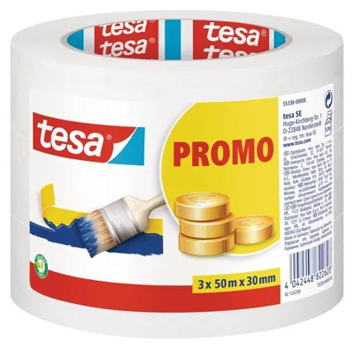 Obrázek produktu pro Tesa 55338-00000-16 tesa Malerband Economy 3x 50m x 30mm