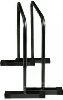 Immagine prodotto di Parallele in acciaio, altezza 75 cm, dimensioni 36 x 60 cm, ideali per il calisthenics