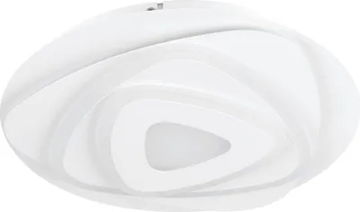 Produktbild von EGLO LED Deckenleuchte Palagiano, runde Deckenlampe, Deckenbeleuchtung aus Kunststoff, Aufbauleuchte für Büro, Flur und Küche, neutralweiß, Ø 30 cm