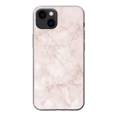 Produktbild von MuchoWow® Handyhülle Schutzhülle Hülle für iPhone 13 mini Marmor - Rosa - Schick Silikon Softcase Handy Hülle - Softcase