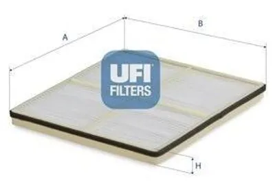 Produktbild von UFI 53.628.00 Innenraumfilter Pollenfilter