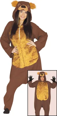 Produktbild von Teddy Bär Kostüm für Erwachsene Gr. M - L, Größe:M