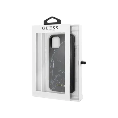 Obrázek produktu pro Guess GUHCN58HYMABK Ochrann pouzdro na iPhone 11 Pro ern mramorov barvy