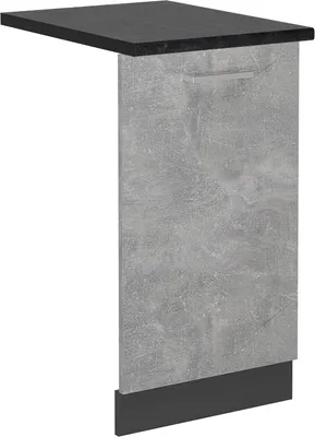 Zdjęcie produktu dla Panel przedni zmywarki Vicco R-Line Beton 45 cm , BP Antracyt, Model 55020