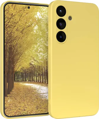 Produktbild von EAZY CASE - TPU Hülle für Samsung Galaxy S25, TPU Case stoßfeste Handyhülle, weiches Cover mit Kameraschutz, Silikonhülle in Gelb
