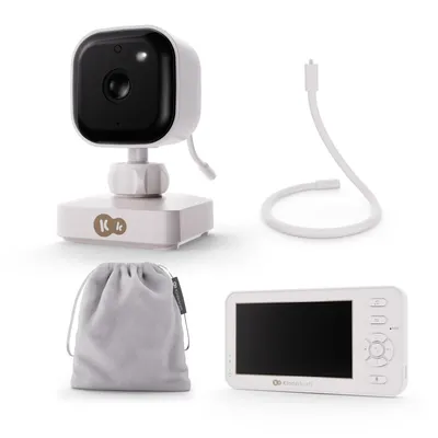 Produktbild von Kinderkraft NITEEYE TRAVEL Babyphone mit Kamera und 4,3'' Monitor, kabellos, Nachtsicht, Gegensprechfunktion, Temperatursensor, 8 Schlaflieder, Weiß
