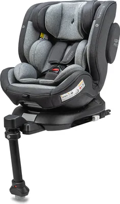 Produktbild von Osann Kindersitz Turai360 SL i-Size 40-105 cm, Reboarder-Kindersitz mit Isofix und Standfuß - Universe Grey