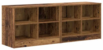Zdjęcie produktu dla vidaXL Komoda nocna, 2 sztuki, drewno z odzysku, 66 x 33 x 48 cm, płyta wiórowa