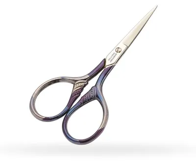 Produktbild von PREMAX Blaue Löwenschwanz-Stickereischere - OMNIA Linie Kollektion 15797 C50 Kohlenstoffstahl 9 cm - 3 1/2