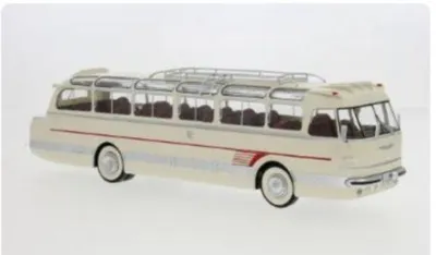 Produktbild von Premium ClassiXXs PCL47207 - 1/43 - Ikarus 55-53, weiss/dunkelrot, 1953