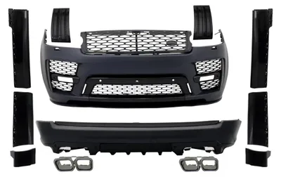 Immagine prodotto di Kit carrozzeria per Vogue IV L405 13-17: paraurti, griglia centrale, minigonne laterali e terminali di scarico SVO.