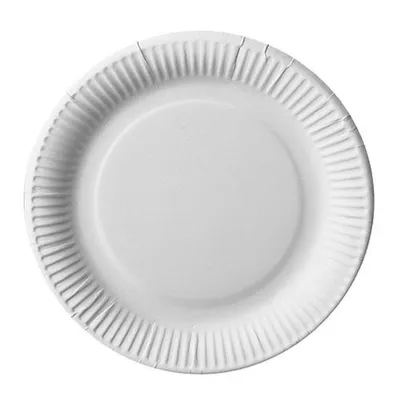 Produktbild von Teller, Pappe "pure" rund Ø 23 cm weiss extra stark