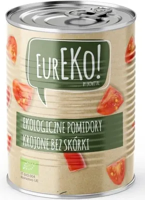 Produktbild von Geschälte und geschnittene Tomaten 400 g/ 240 g