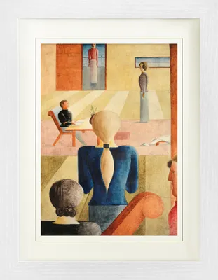 Produktbild von Oskar Schlemmer Gerahmtes Bild Mit Edlem Passepartout | Wand-Bilder | Im Bilderrahmen - Die Frauenschule, 1930 (40 x 30 cm)