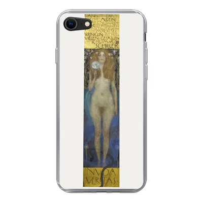 Produktbild von MuchoWow® Handyhülle Schutzhülle Hülle für iPhone SE 2022 Nuda veritas - Gustav Klimt Silikon Softcase Handy Hülle - Schutzhülle