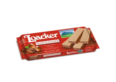 Produktbild von Loacker Classic Napolitaner Knusprige Waffelschnitten mit Haselnusscreme 175g