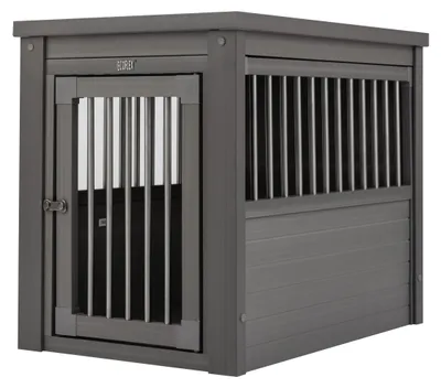 ecoFLEX Haustierbox/Beistelltisch, klein, grau