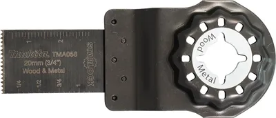 Obrázek produktu pro Pilový kotouč Makita BiM, 20 mm, TMA058 Starlock - 20 x 30 mm - BiM - TMA058 - Dřevo a kov