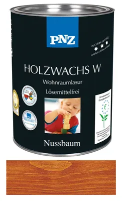 Produktbild von PNZ Holzwachs W lösemittelfrei, Gebinde: 2.5L, Farbe: Nussbaum